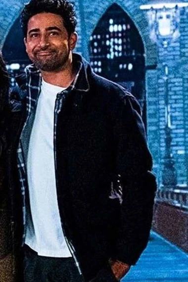 Sid How I Met Your Father Suraj Sharma Black Bomber Jacket