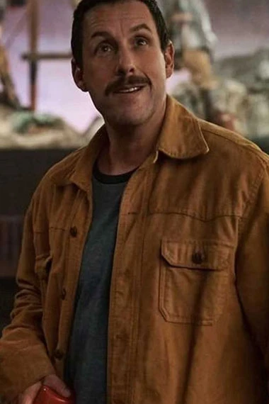 Adam Sandler Hubie Halloween Hubie Dubois Brown Cotton Jacket