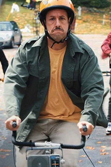 Hubie Halloween Adam Sandler Hubie Dubois Green Cotton Jacket