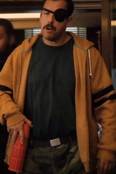 Adam Sandler Hubie Halloween Hubie Dubois Yellow Fleece Hoodie