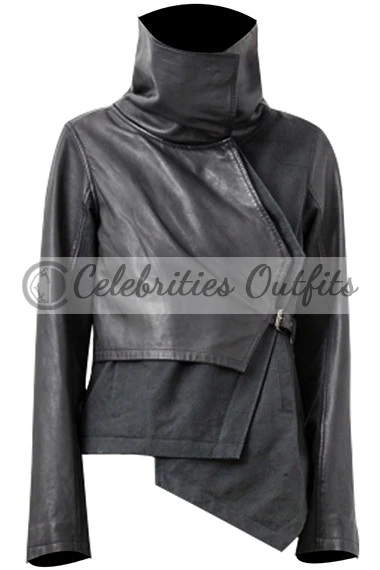 Jennifer Lawrence Katniss Everdeen The Hunger Games Jacket katniss-hunger-game-black-jacket