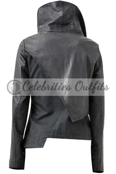 Jennifer Lawrence Katniss Everdeen The Hunger Games Jacket katniss-hunger-game-black-jacket