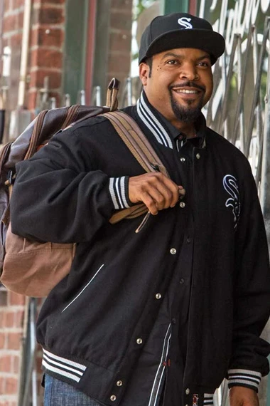 Calvin Palmer Barbershop Ice Cube Black Bomber Varsity Jacket