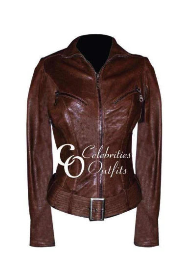 Rachel Nichols Brown Jacket G.I. Joe: The Rise of Cobra