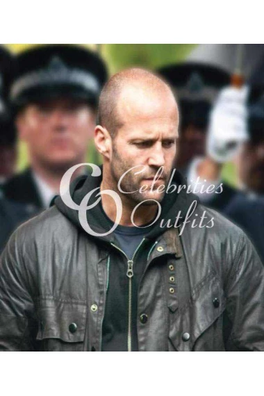Jason Statham Blitz Movie Detective Tom Brant Black Jacket