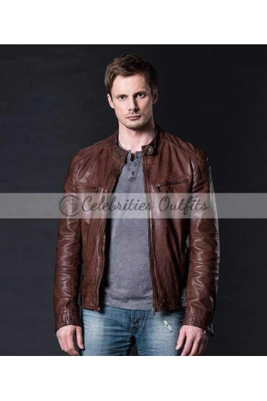 Damien TV Series Bradley James Brown Jacket