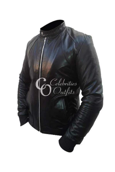 david-beckham-black-stylish-leather-jacket