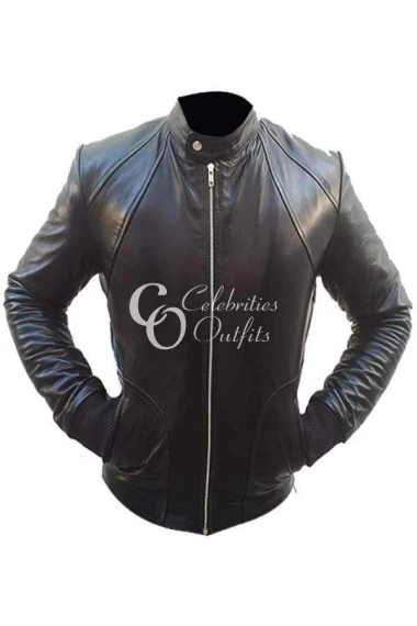 David Beckham Slim Fit Black Stylish Jacket