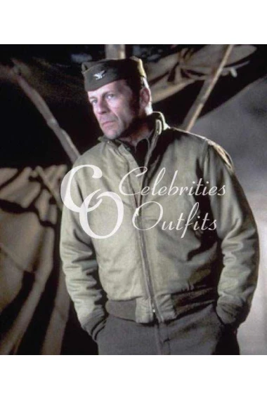 Col. William Bruce Willis Hart's War Cotton Jacket col-william-harts-war-bruce-willis-cotton-bomber-jacket