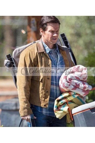 Instant Family Mark Wahlberg Suede Leather Jacket