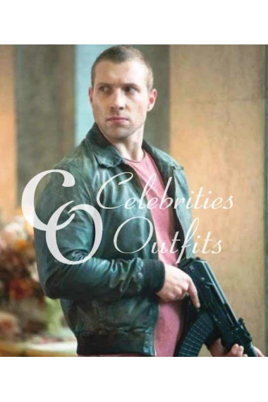 A Good Day to Die Hard John McClane Jr Jai Courtney Leather Jacket