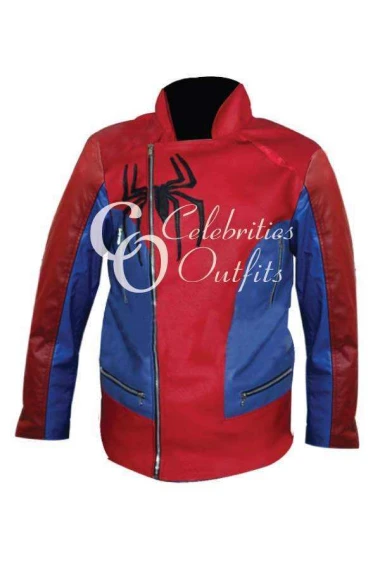 spider-man-red-leather-jacket