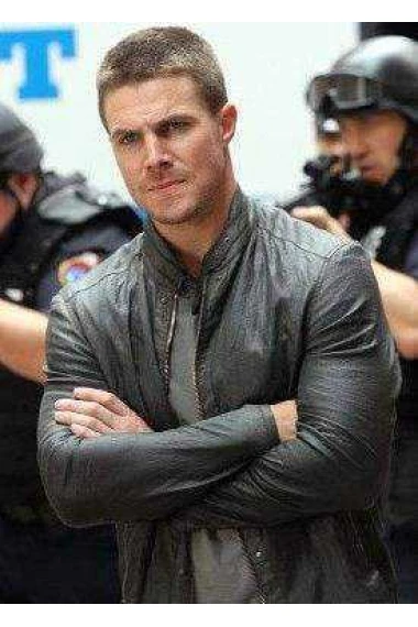 Teenage Mutant Ninja Turtles 2 Casey Stephen Amell Leather Jacket