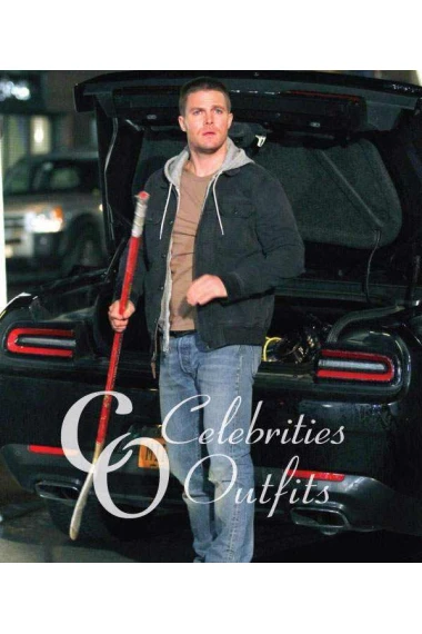 Stephen Amell Teenage Mutant Ninja Turtles 2 Cotton Jacket