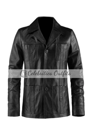 Sam Tyler Life On Mars Black Leather Jacket
