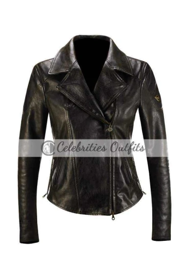 24 Live Another Day Chloe O'Brian Mary Lynn Rajskub Leather Jacket