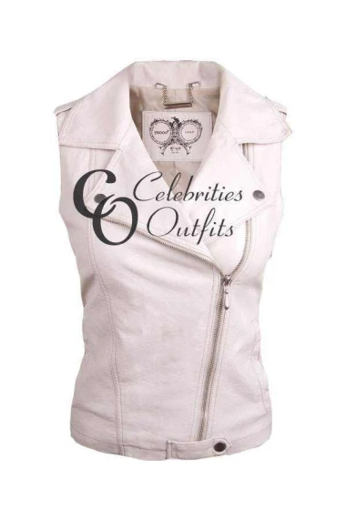 women-white-designer-leather-vest