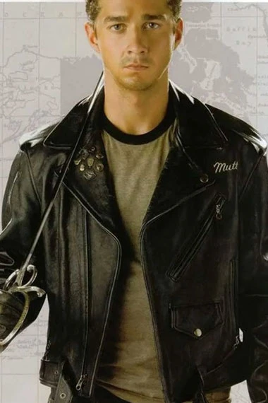 Shia LaBeouf Indiana Jones Mutt Williams Biker Leather Jacket