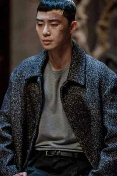 Park Seo Joon Park Sae Ro Yi Itaewon Class Grey Wool Coat
