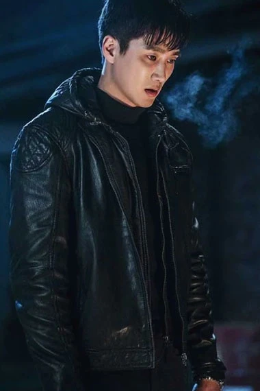 Bo Hyun Ahn Jang Geun-won Itaewon Class Black Hooded Jacket