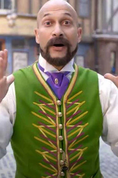 Gustafson Jingle Jangle Keegan-Michael Key Green Cotton Vest