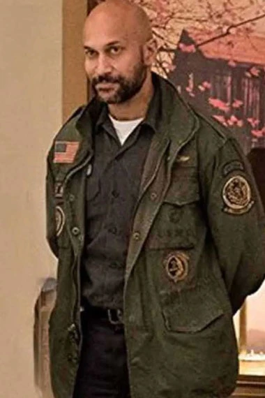 Coyle Predator Keegan-Michael Key Military Green Cotton Jacket