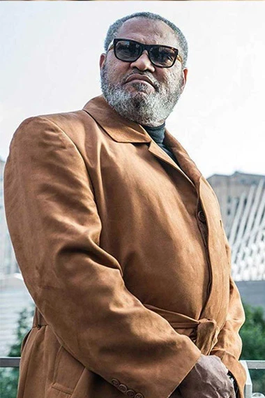 Laurence Fishburne John Wick 3 Bowery King Brown Trench Coat