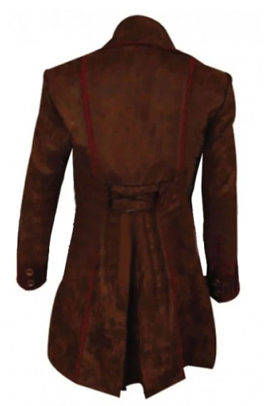 Mad Hatter Johnny Depp Alice in Wonderland Suede Leather Coat alice-in-wonderland-mad-hatter-coat