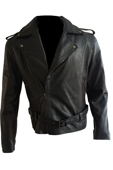 Johnny Depp Wade Walker Cry Baby Motorcycle Leather Jacket johnny-depp-cry-baby-biker-jacket
