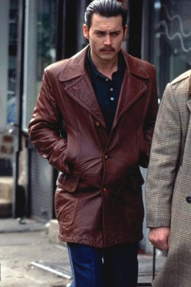 Donnie Brasco Johnny Depp Joseph D Pistone Leather Jacket johnny-depp-donnie-brasco-leather-jacket