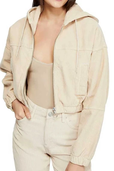 Madison Reyes Julie And The Phantoms Corduroy Hooded Jacket