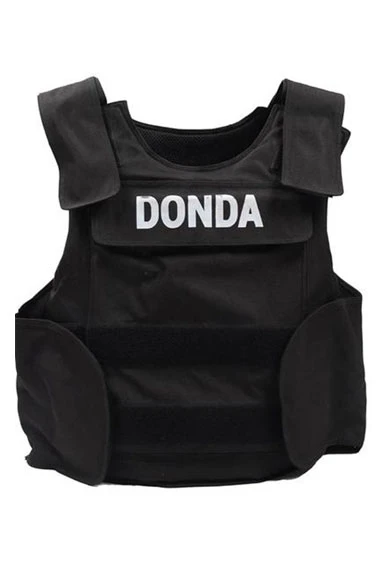 Mens Kanye Omari West Street DONDA Casual Black Cotton Vest