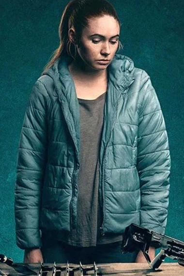 Karen Gillan Dual 2022 Movie Sarah Blue Polyester Jacket