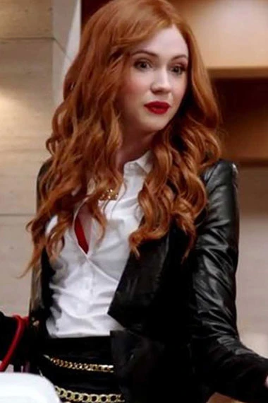 Selfie TV Show Karen Gillan Eliza Dooley Black Leather Jacket