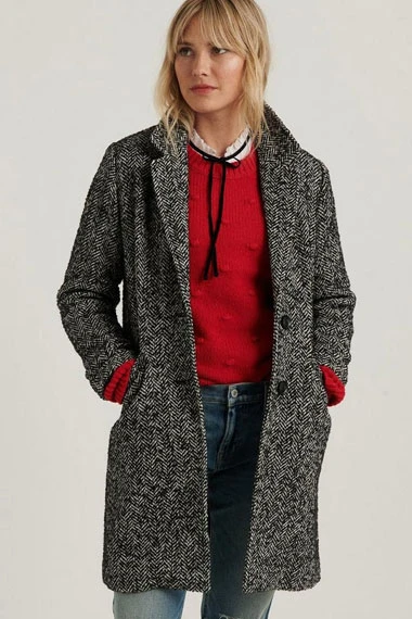 Mary Hollis Inboden Kevin Can Fuck Himself Grey Trench Coat