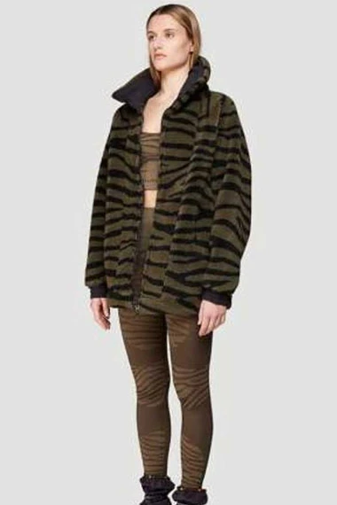 Mary Hollis Inboden Kevin Can Fuck Himself Grey Stripes Jacket