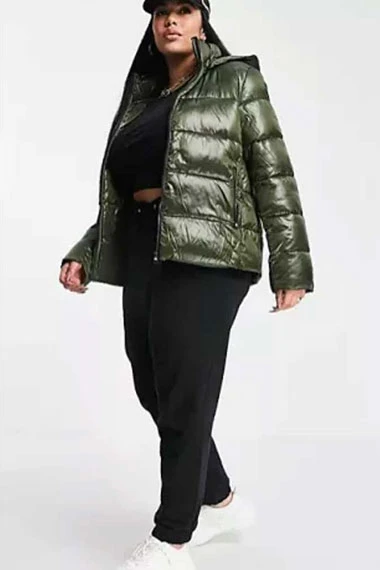 Kevin Can Fuck Himself Mary Hollis Inboden Green Puffer Jacket