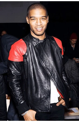 Champ Kid Cudi Surface To Air Mens Biker Black Leather Jacket kid-cudi-surface-to-air-jacket