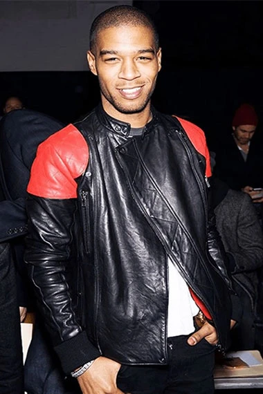 Surface To Air Kid Cudi Champ Mens Biker Black Leather Jacket