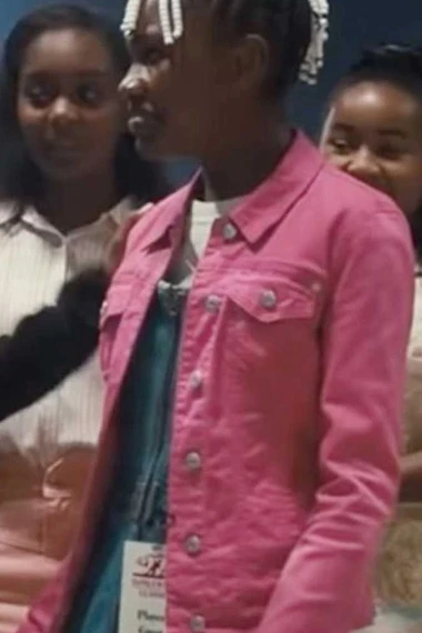 Saniyya Sidney King Richard Venus Williams Pink Cotton Jacket
