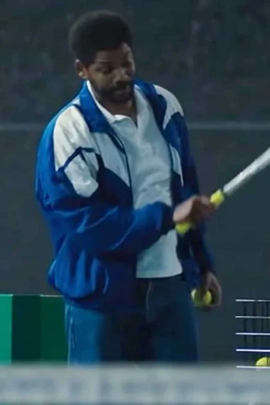 Will Smith King Richard Williams Bomber Blue Track Jacket