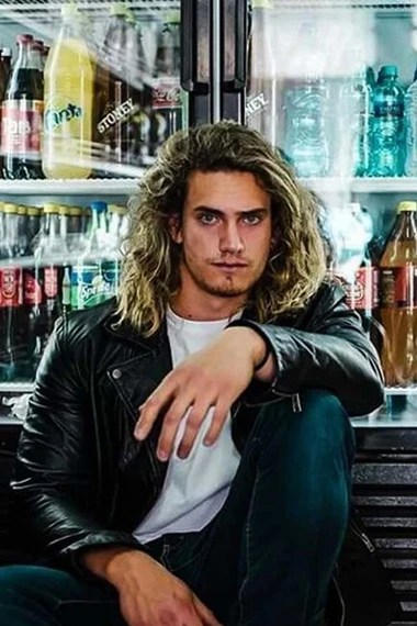 The Kissing Booth Joshua Daniel Eady Tuppen Black Biker Jacket