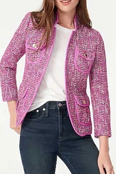 Mandy Baxter Last Man Standing Molly McCook Pink Tweed Jacket