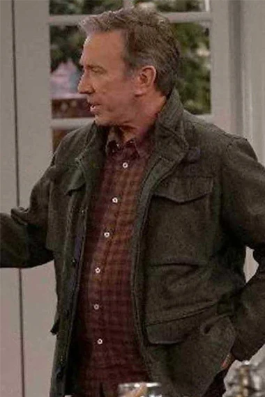 Tim Allen Mike Baxter Last Man Standing Green Wool Jacket