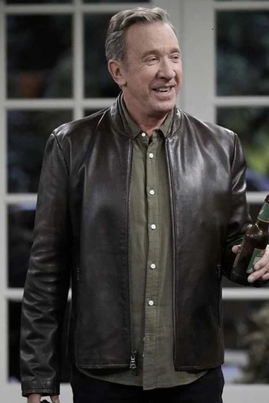 Tim Allen Mike Baxter Last Man Standing Brown Leather Jacket