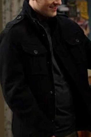 Travis Tope Rob Last Man Standing TV Series Black Wool Jacket