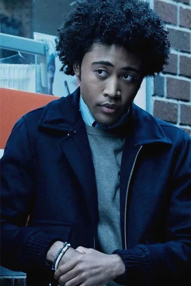 Quincy Fouse Milton Greasley Legacies Black Bomber Jacket