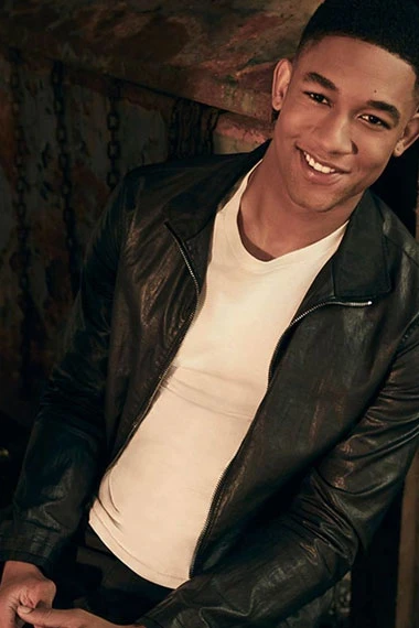 Peyton Alex Smith Rafael Waithe Legacies Black Leather Jacket