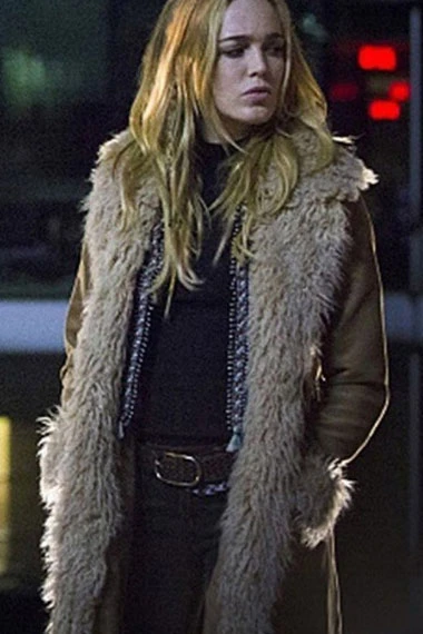 White Canary Legends Of Tomorrow Sara Lance Caity Lotz Coat