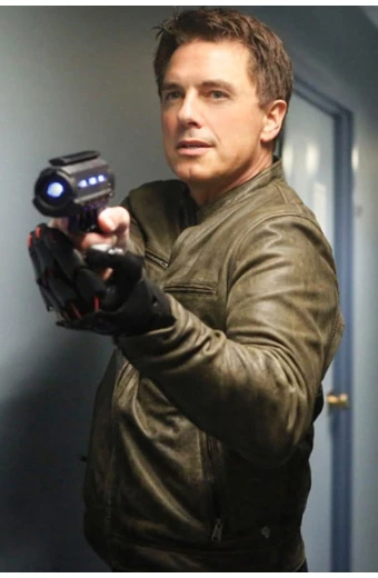 Dark Archer Malcolm Merlyn Legends Of Tomorrow John Barrowman Brown Leather Jacket malcolm-merlyn-legends-of-tomorrow-jacket